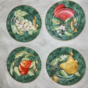 Vintage American Atelier Lattice Fruit plates (5031) produced in 1990